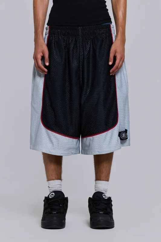 Court Black Airtex Basketball Shorts made by Jaded London