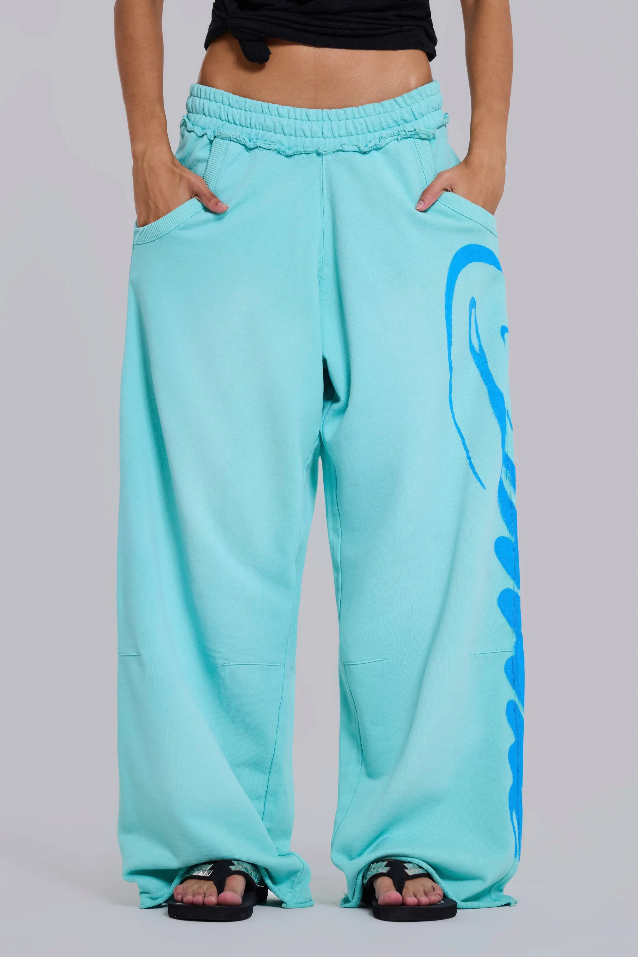 Divine Aqua Monster Joggers sold by Jaded London product image thumbnail 2
