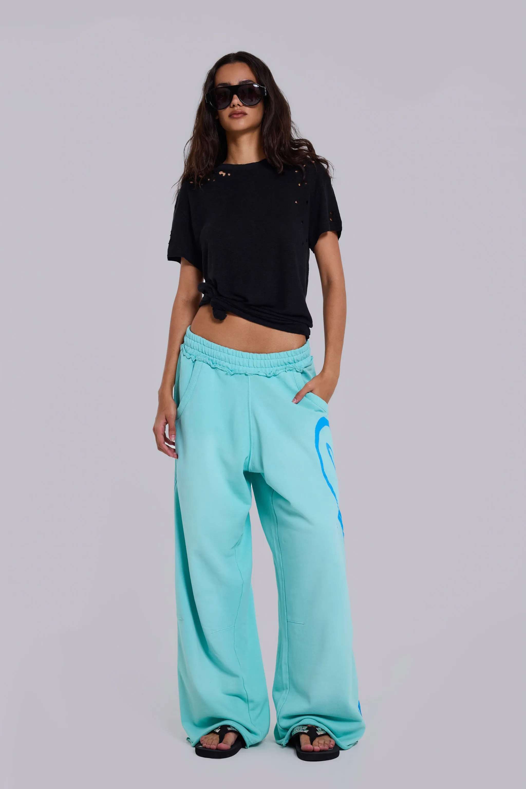 Divine Aqua Monster Joggers sold by Jaded London product image thumbnail 3