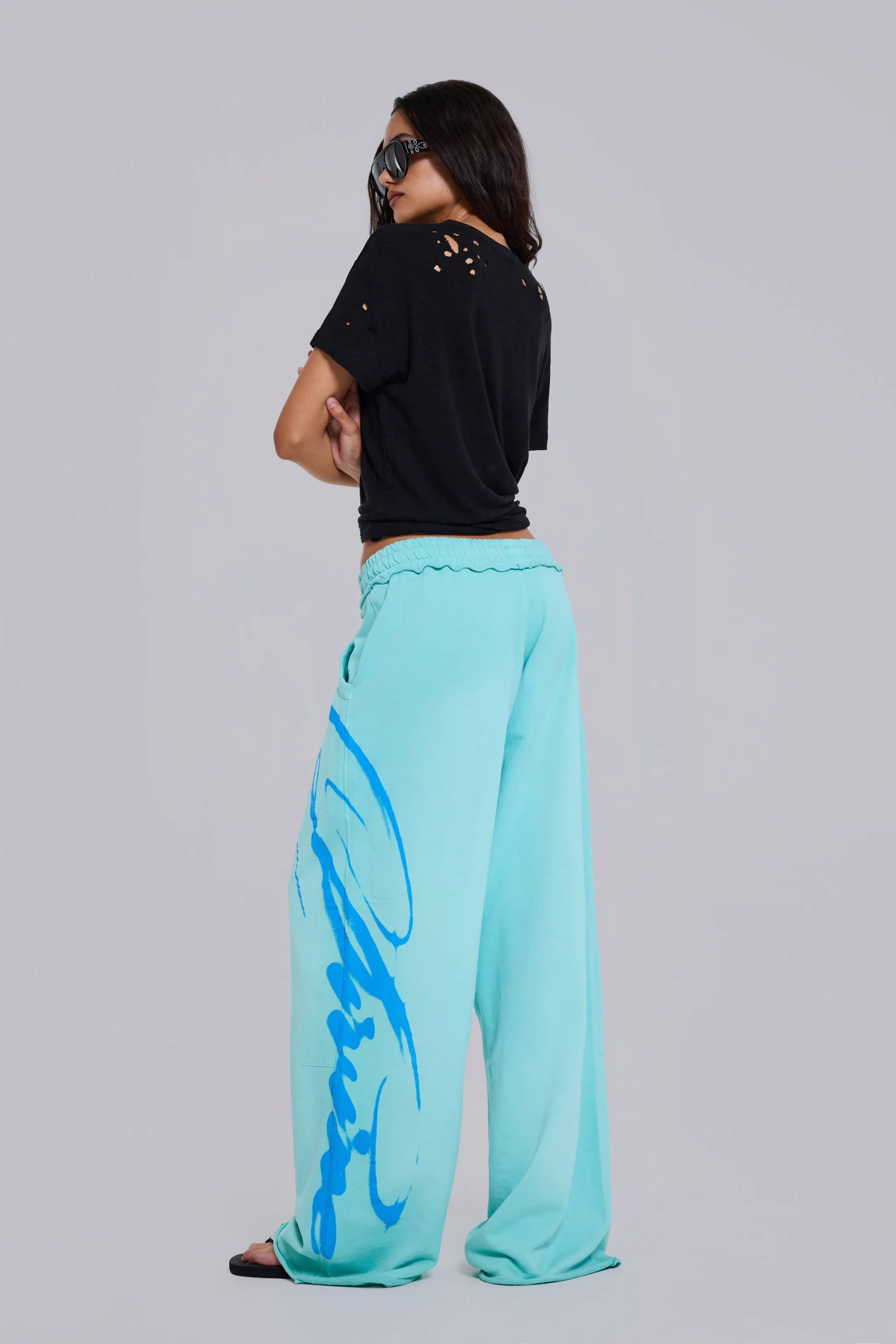 Divine Aqua Monster Joggers sold by Jaded London product image thumbnail 5