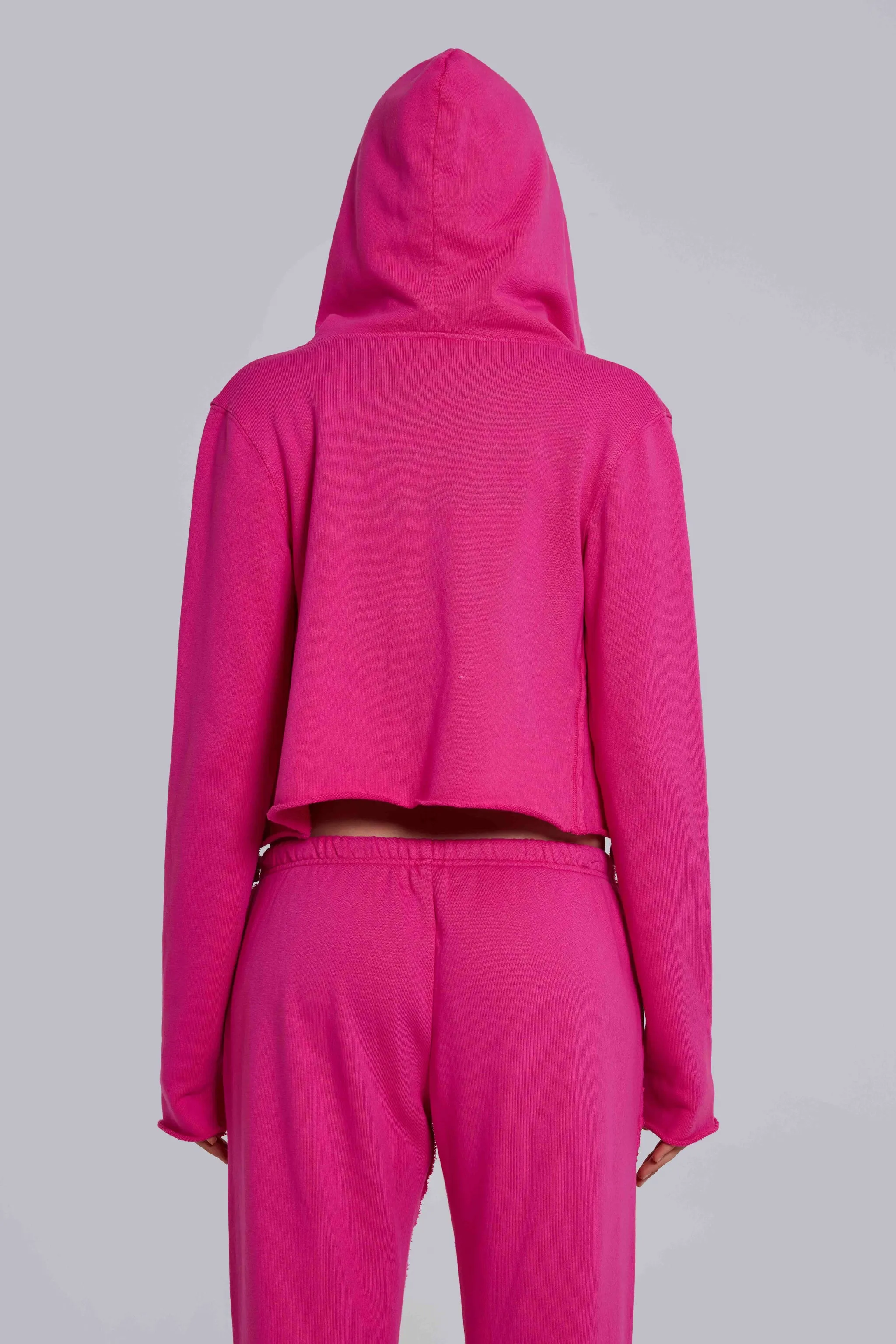 Cleo Zip Through Hoodie in Pink sold by Jaded London product image thumbnail 3