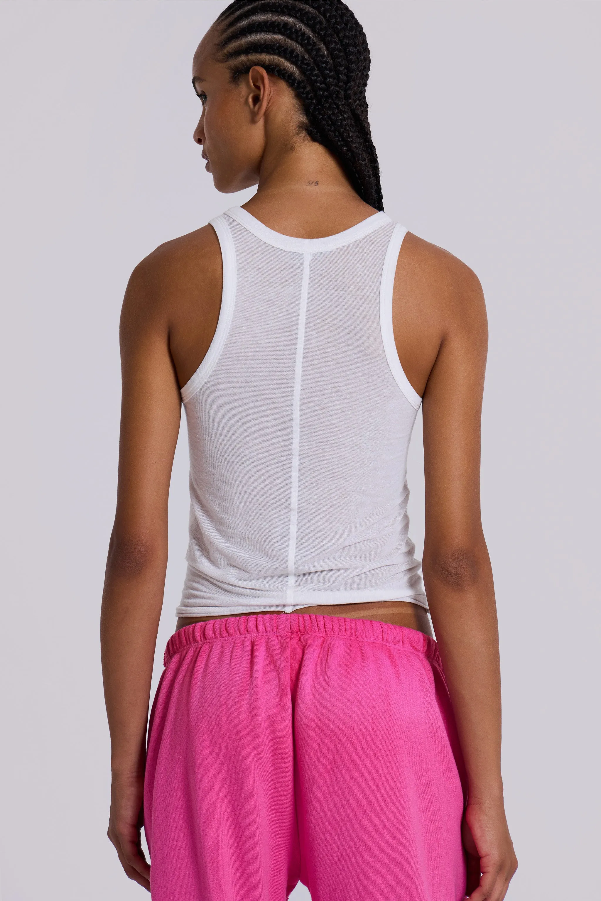 Cleo Slouchy Bootcut Jogger in Pink sold by Jaded London product image thumbnail 4