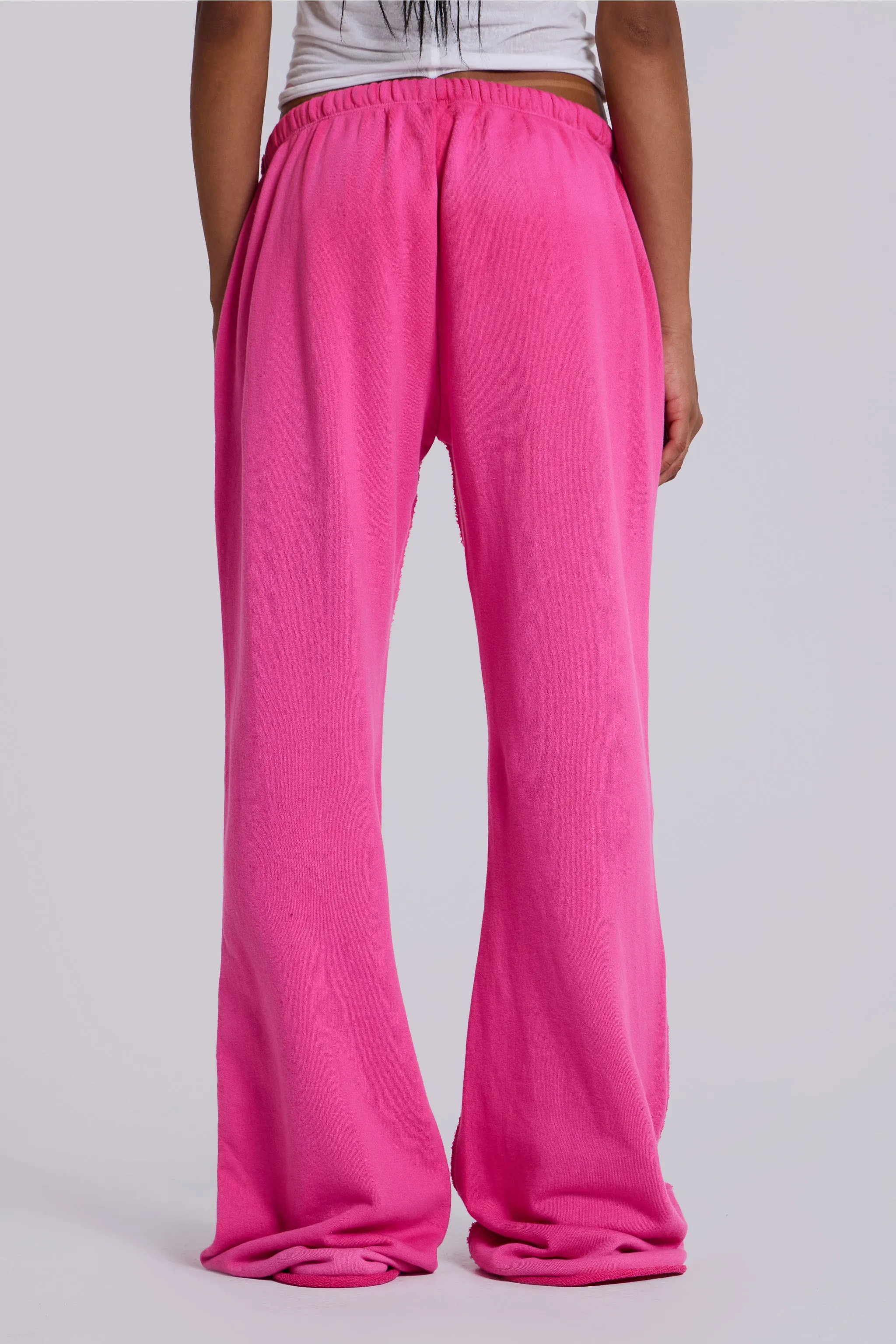Cleo Slouchy Bootcut Jogger in Pink sold by Jaded London product image thumbnail 3