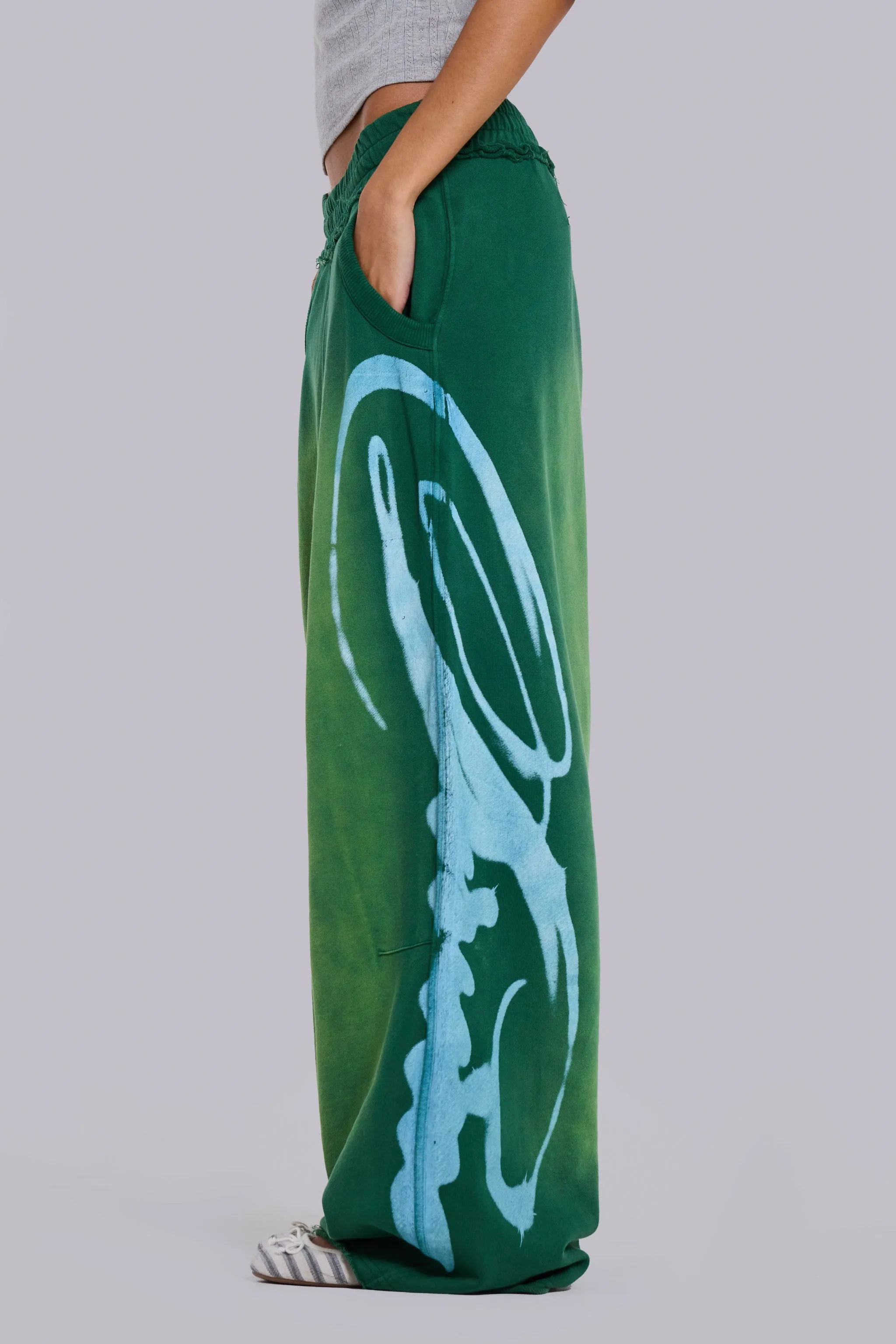 Divine Airbrush Green Monster Joggers sold by Jaded London product image thumbnail 5