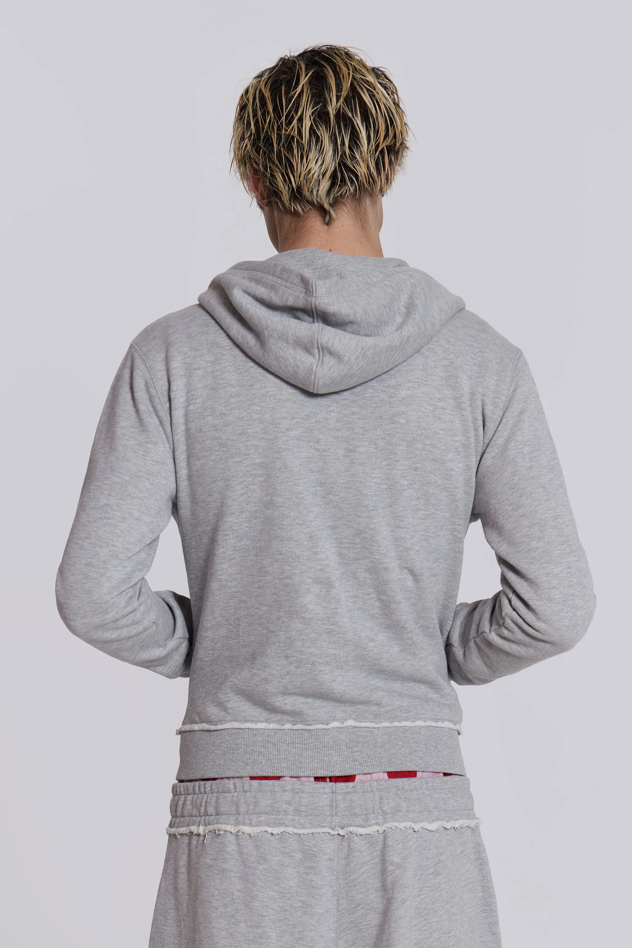 Grey Marl Mini Monster Hoodie sold by Jaded London product image thumbnail 4