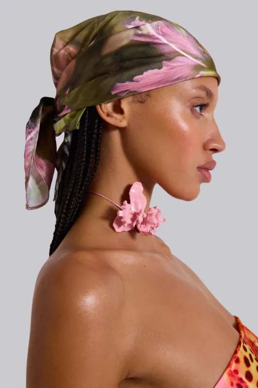Amara Satin Bandana Scarf sold by Jaded London