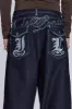 Sonic Embroidered Baggy Jeans sold by Jaded London