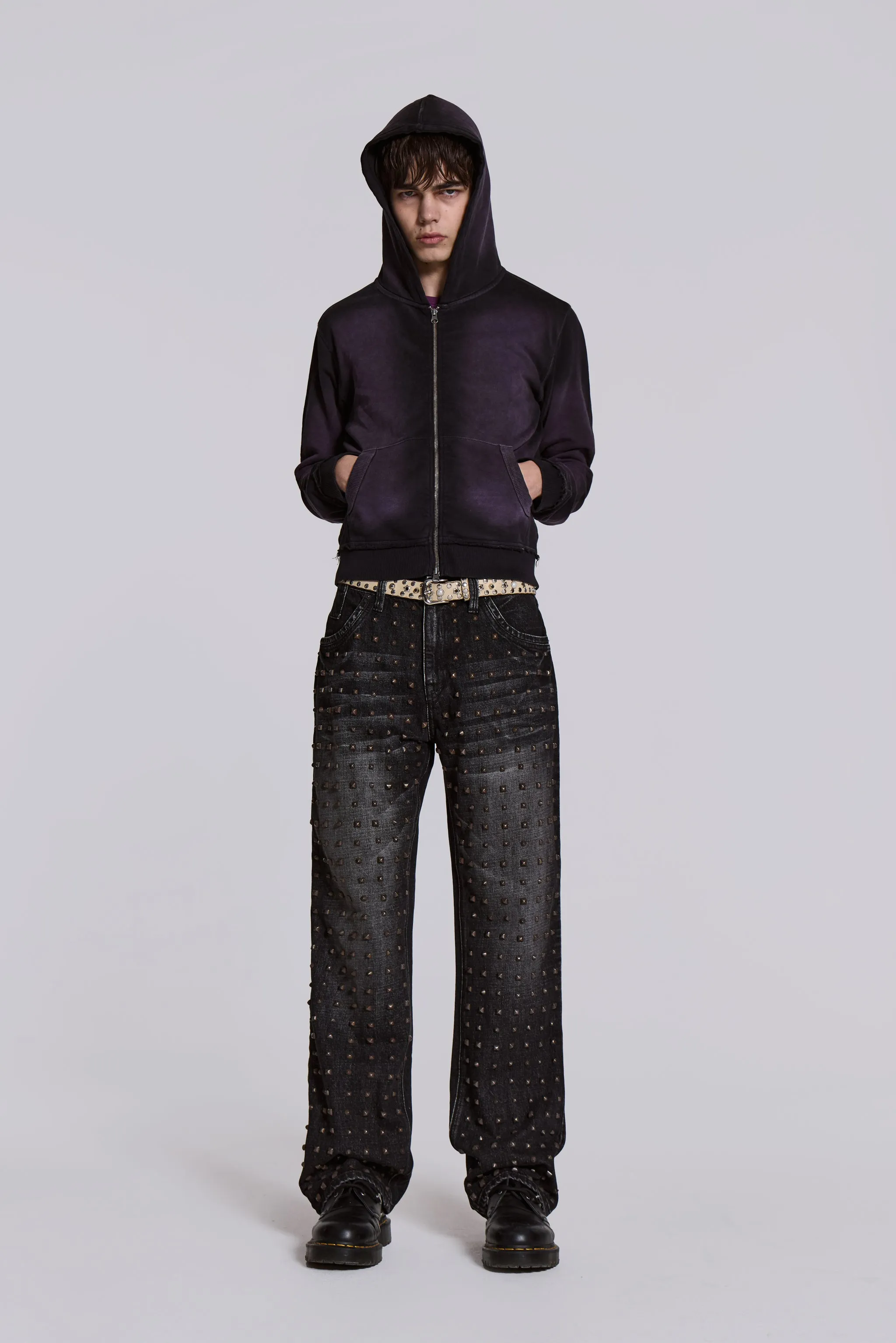 Deep Purple Fade Mini Monster Hoodie sold by Jaded London product image thumbnail 2