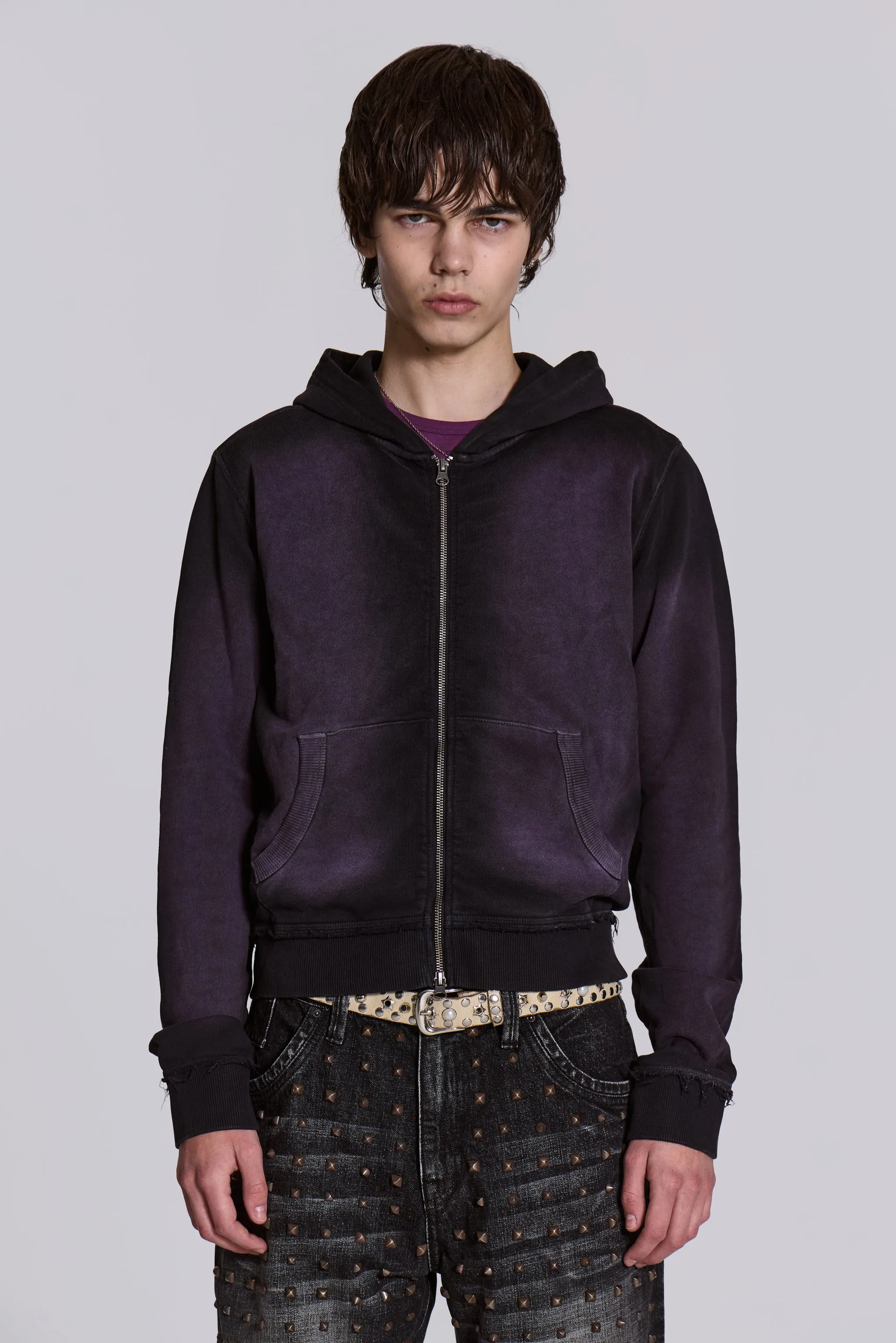 Deep Purple Fade Mini Monster Hoodie sold by Jaded London product image thumbnail 3