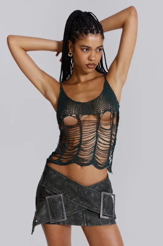 Zeta Knitted Top sold by Jaded London