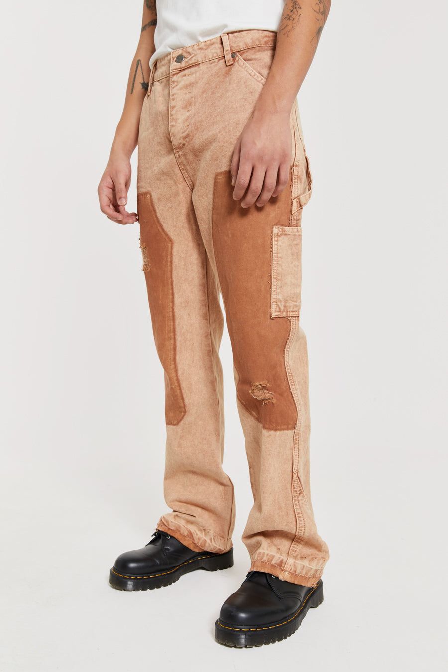 Tan Brown Rodeo Flared Carpenters sold by Jaded London product image thumbnail 5