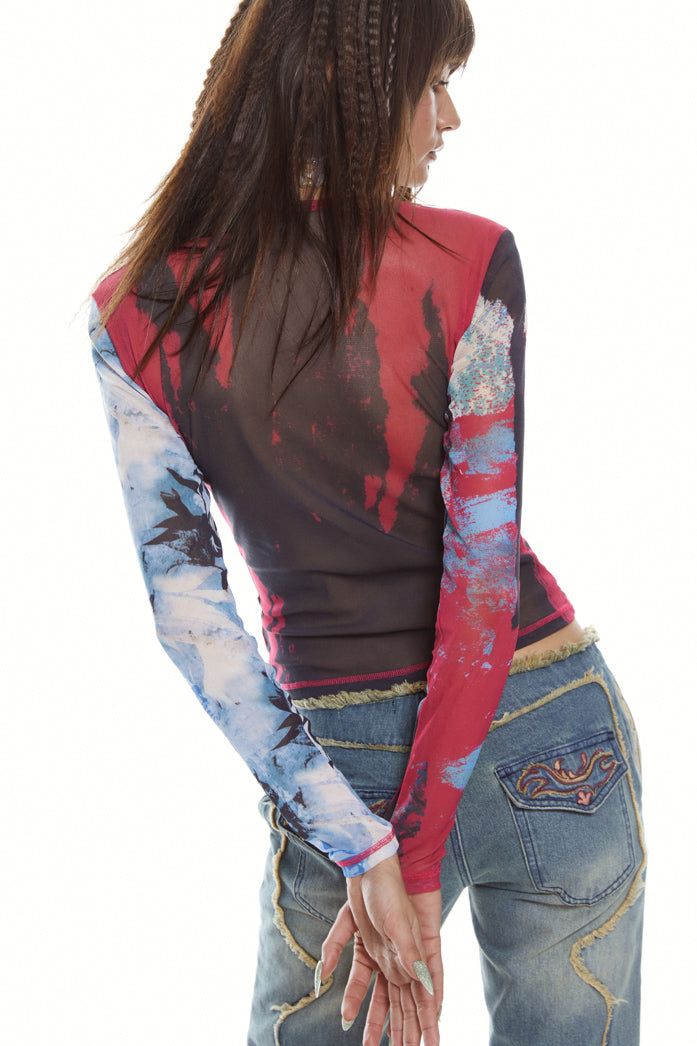 Mirage Mesh Top sold by Jaded London product image thumbnail 4