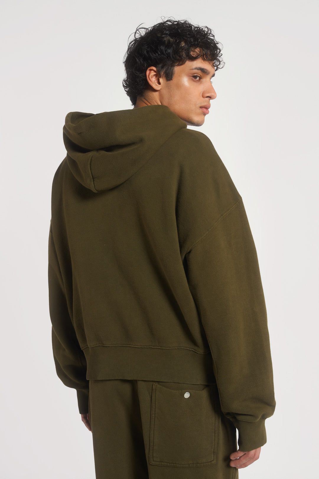 NTRLS Moss Oversized Zip Through Hoodie sold by Jaded London product image thumbnail 7