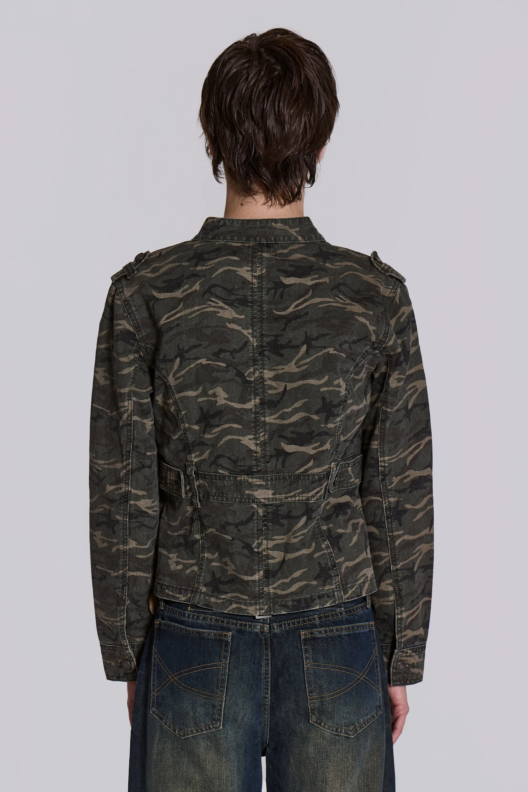 Camo Covert Jacket sold by Jaded London product image thumbnail 4