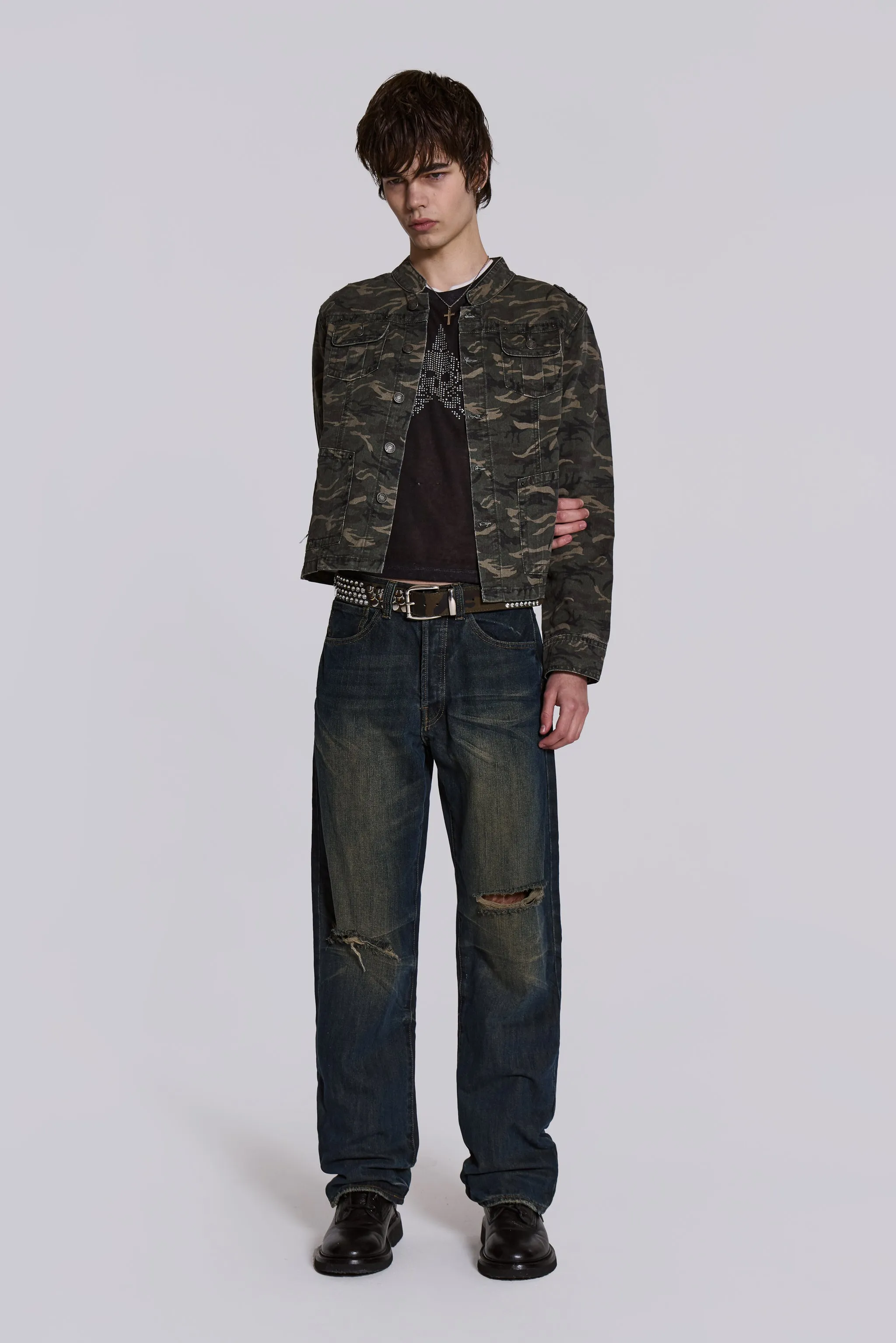 Camo Covert Jacket sold by Jaded London product image thumbnail 2