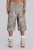Leopard Fade Colossus Jorts sold by Jaded London