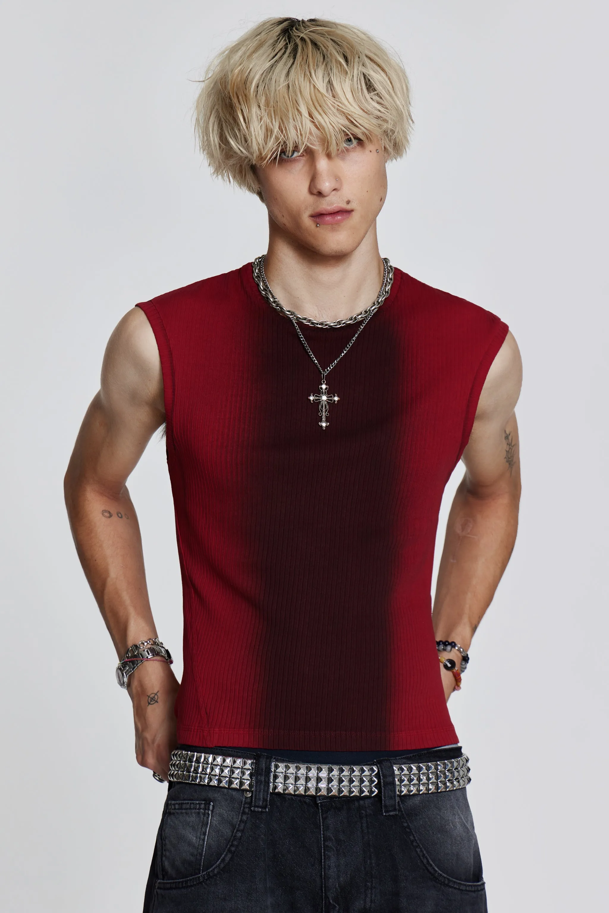 Red Glare Vest sold by Jaded London