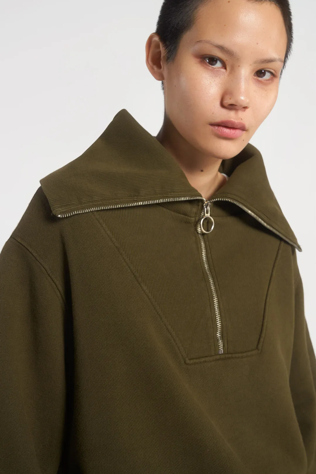 NTRLS Moss Quarter Zip Sweatshirt sold by Jaded London product image thumbnail 4