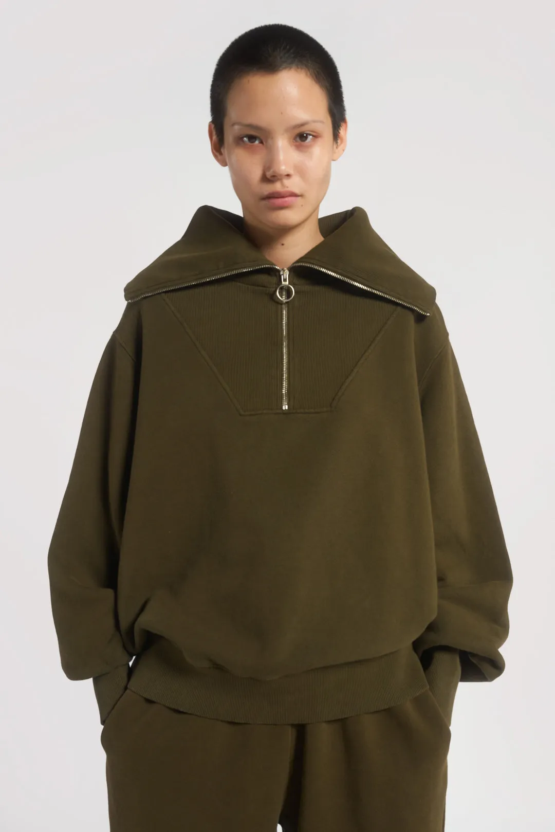 NTRLS Moss Quarter Zip Sweatshirt sold by Jaded London product image thumbnail 2