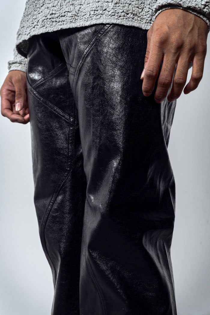 Fusion Leather Trousers sold by Jaded London product image thumbnail 3