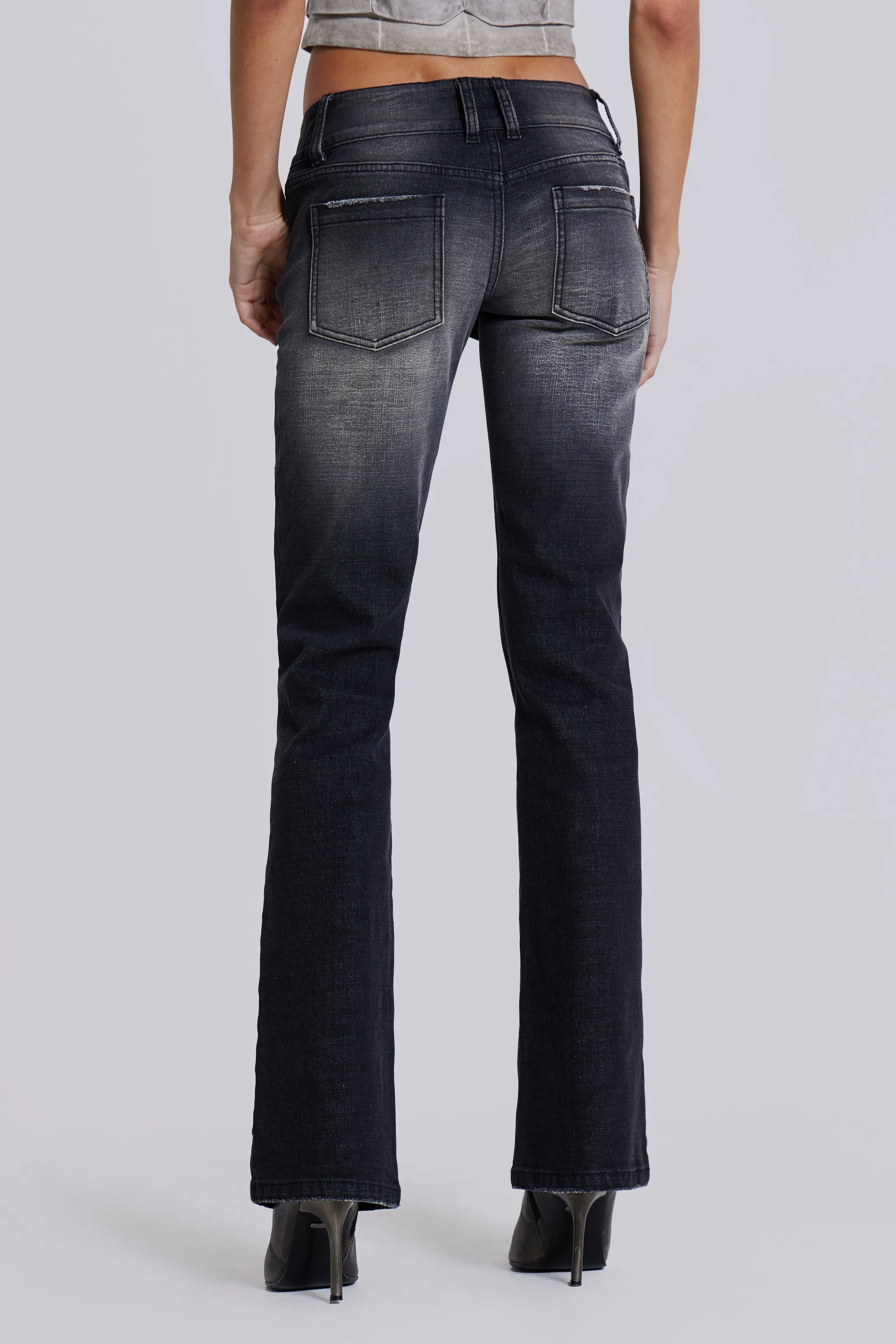 Washed Black Thirteen Jeans sold by Jaded London product image thumbnail 3