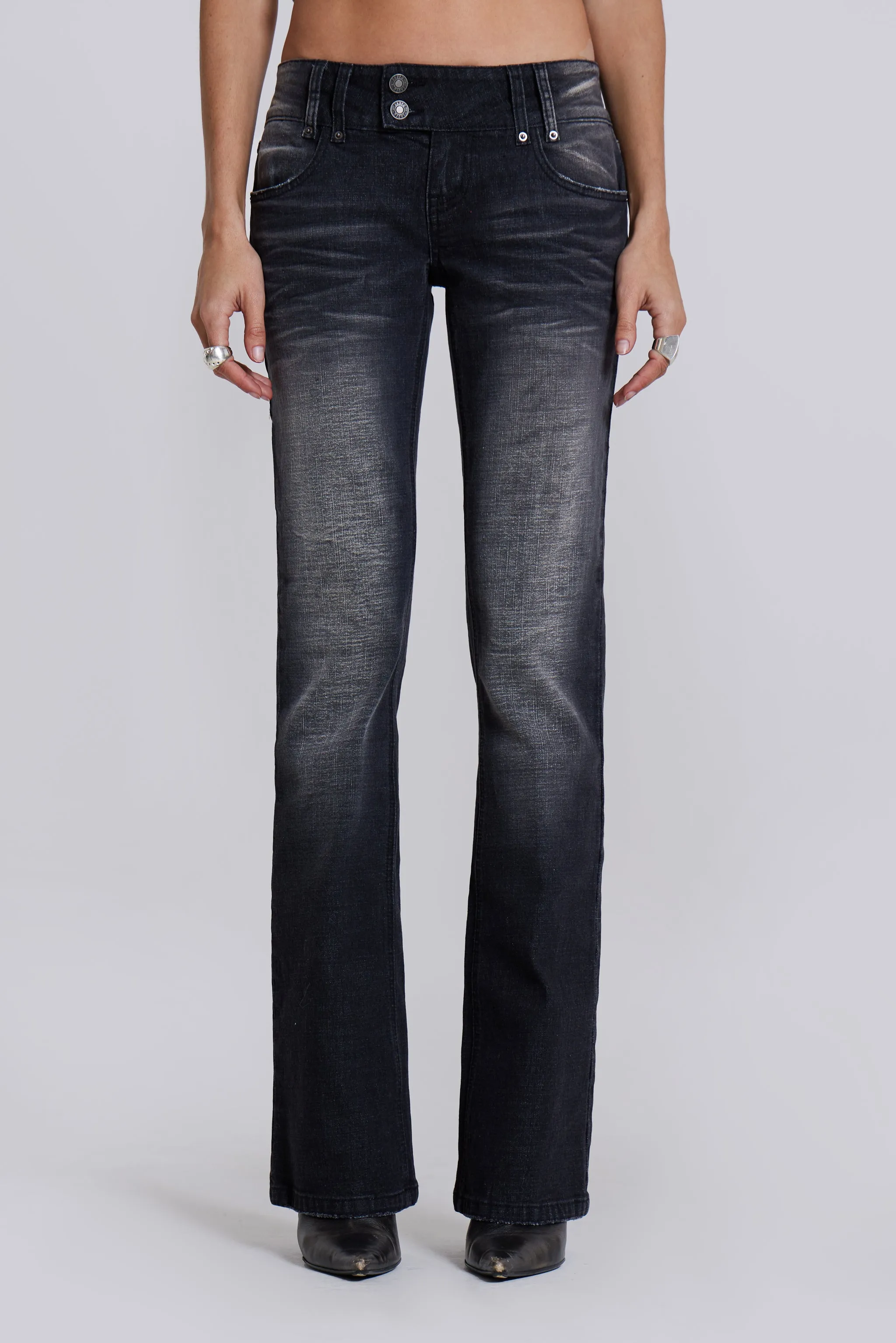 Washed Black Thirteen Jeans sold by Jaded London product image thumbnail 2