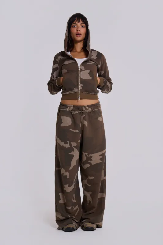 Camo Baggy Monster Joggers sold by Jaded London
