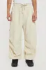 Ecru Parachute Cargo Pants sold by Jaded London
