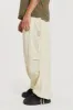 Ecru Parachute Cargo Pants sold by Jaded London