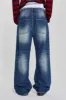 Vintage Blue Colossus Flare Jeans sold by Jaded London