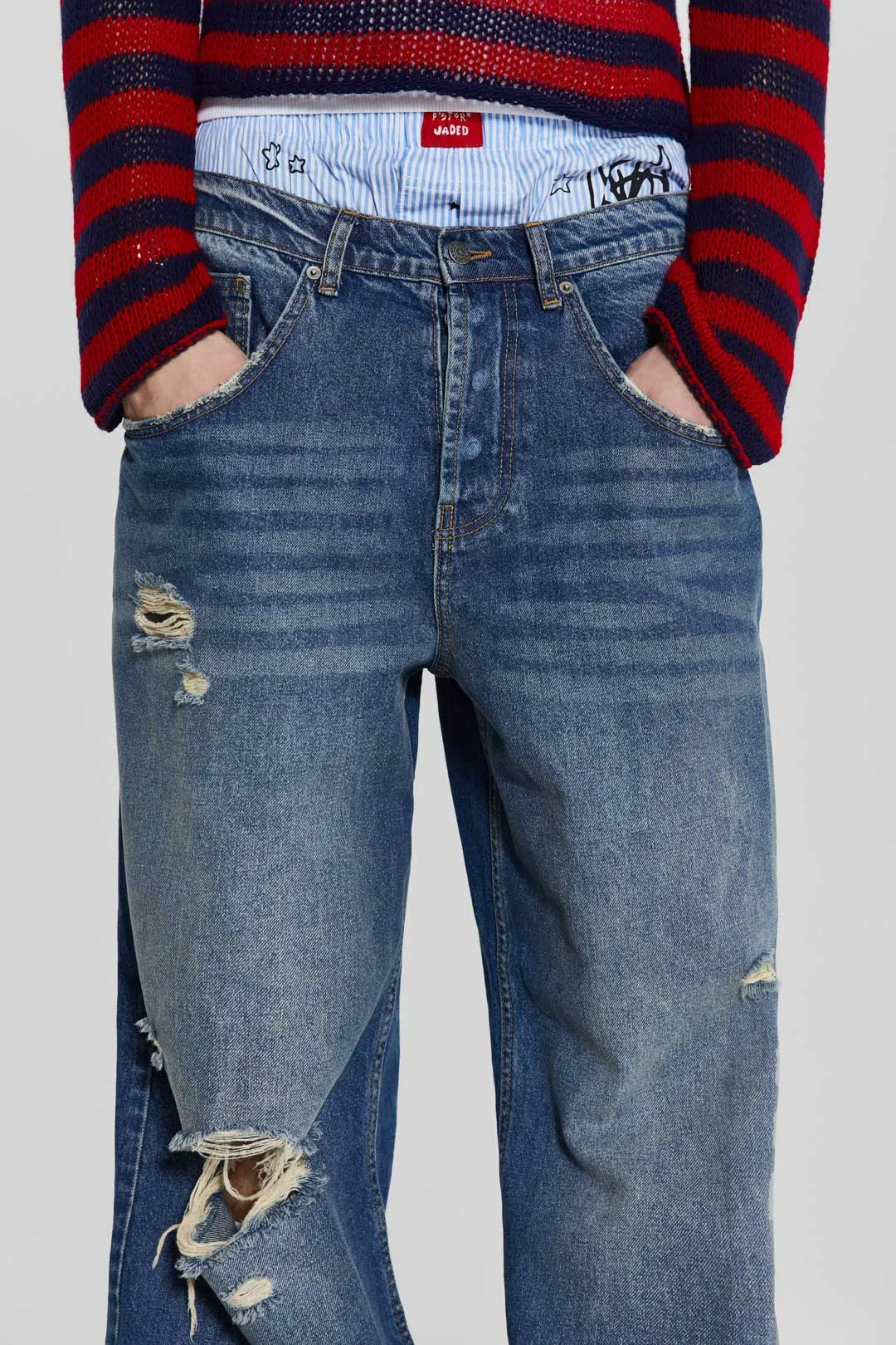 Vintage Blue Colossus Flare Jeans | Parallel