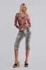 Ascari Vintage Mesh Wrap Top sold by Jaded London