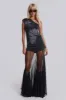 Abyss Mesh Maxi Skirt sold by Jaded London