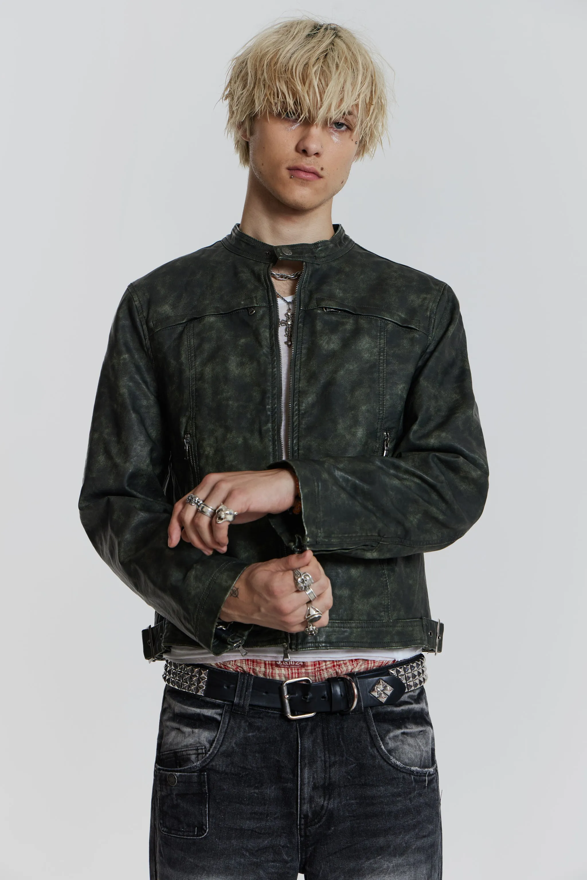 Graphite Jacket sold by Jaded London