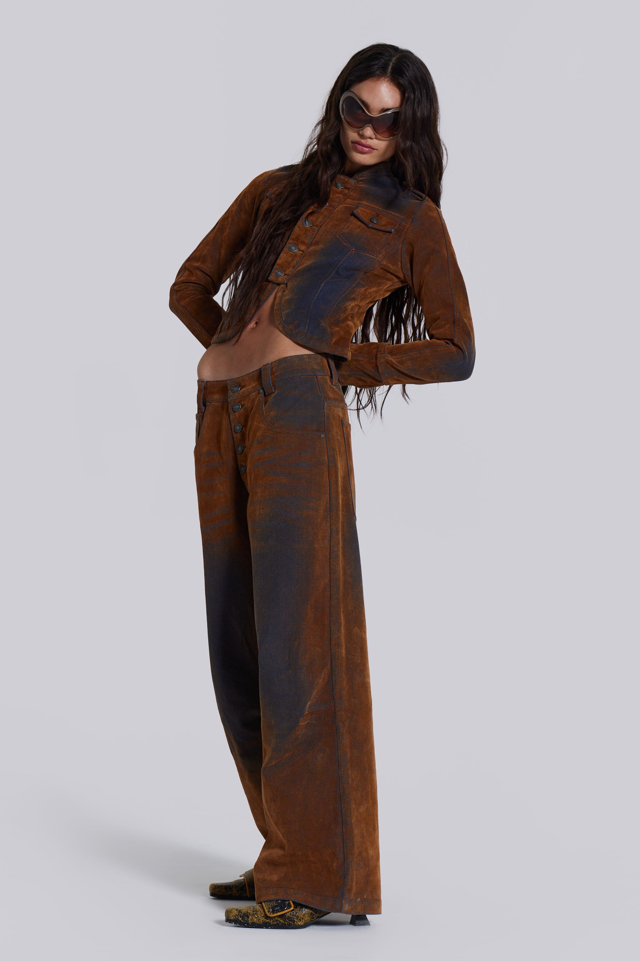 Zebe Velvet Touch Jeans sold by Jaded London product image thumbnail 6