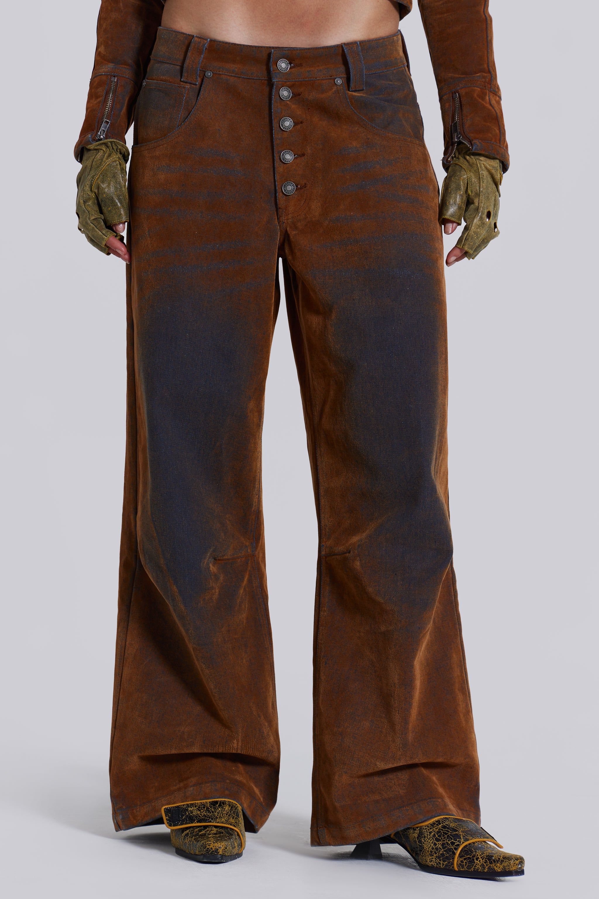 Zebe Velvet Touch Jeans sold by Jaded London product image thumbnail 2