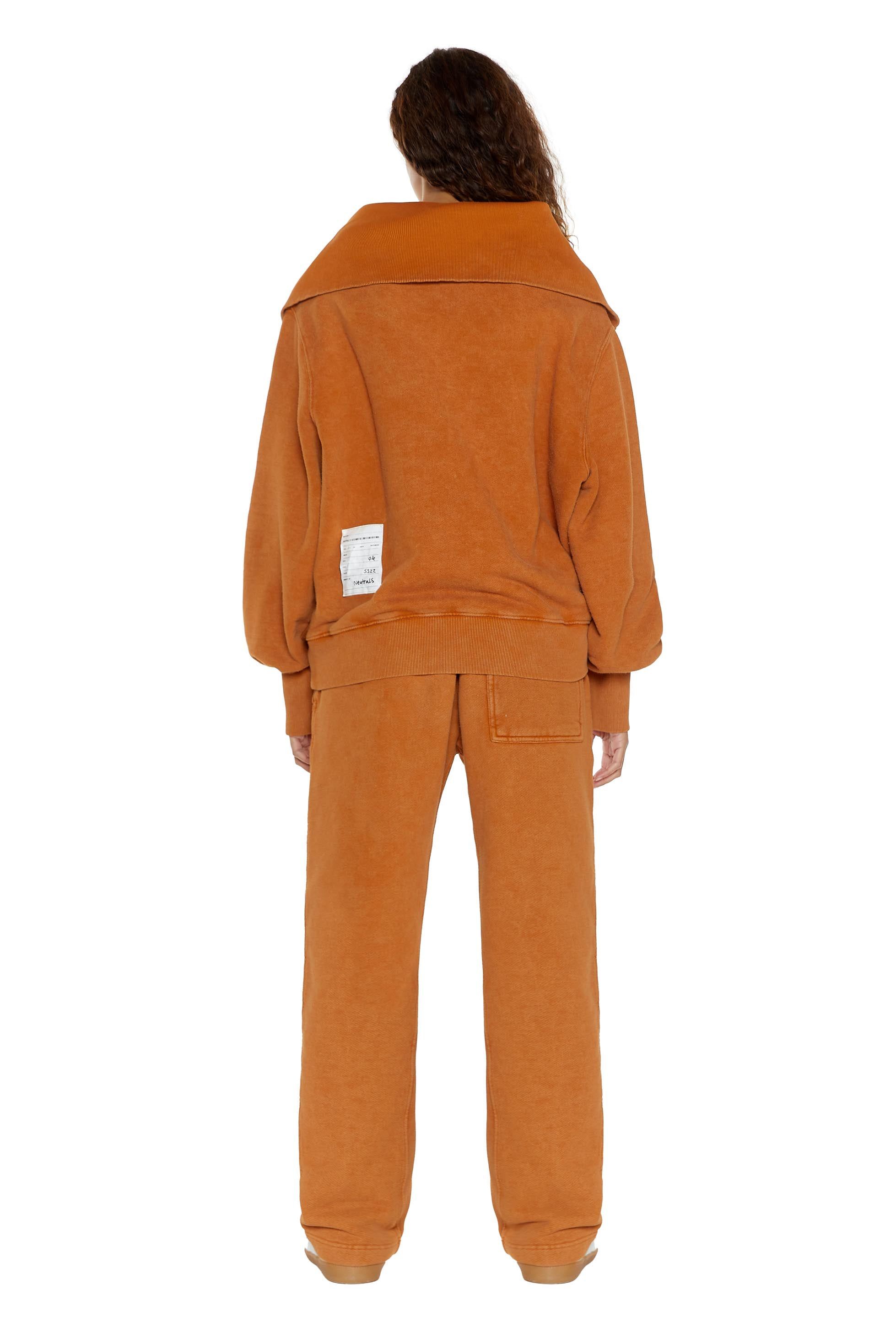 NTRLS Rust Orange Quarter Zip Sweatshirt sold by Jaded London product image thumbnail 5