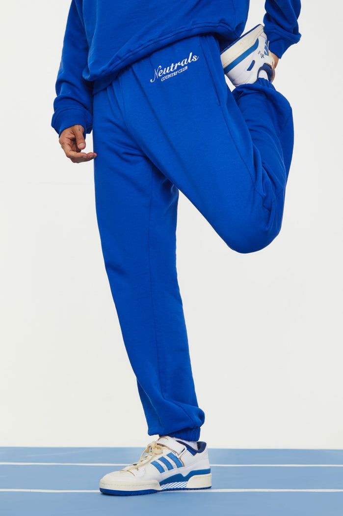NTRLS Cobalt Blue Cuffed Joggers sold by Jaded London