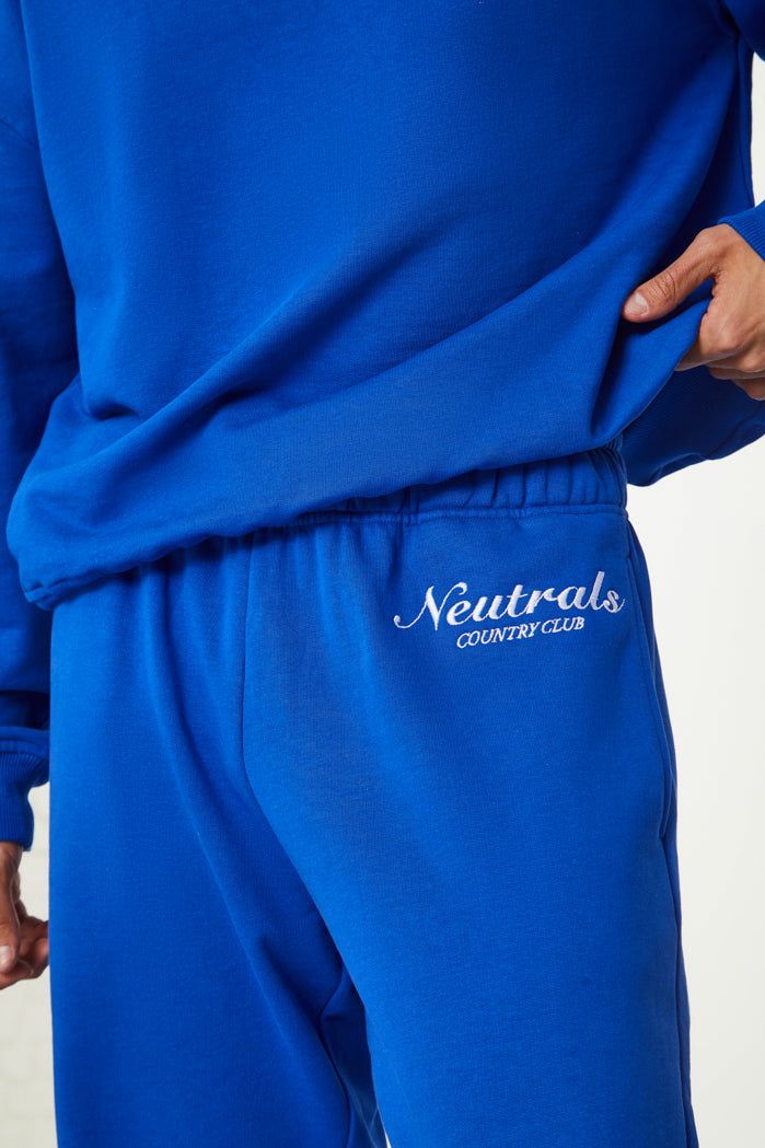 NTRLS Cobalt Blue Cuffed Joggers sold by Jaded London product image thumbnail 3