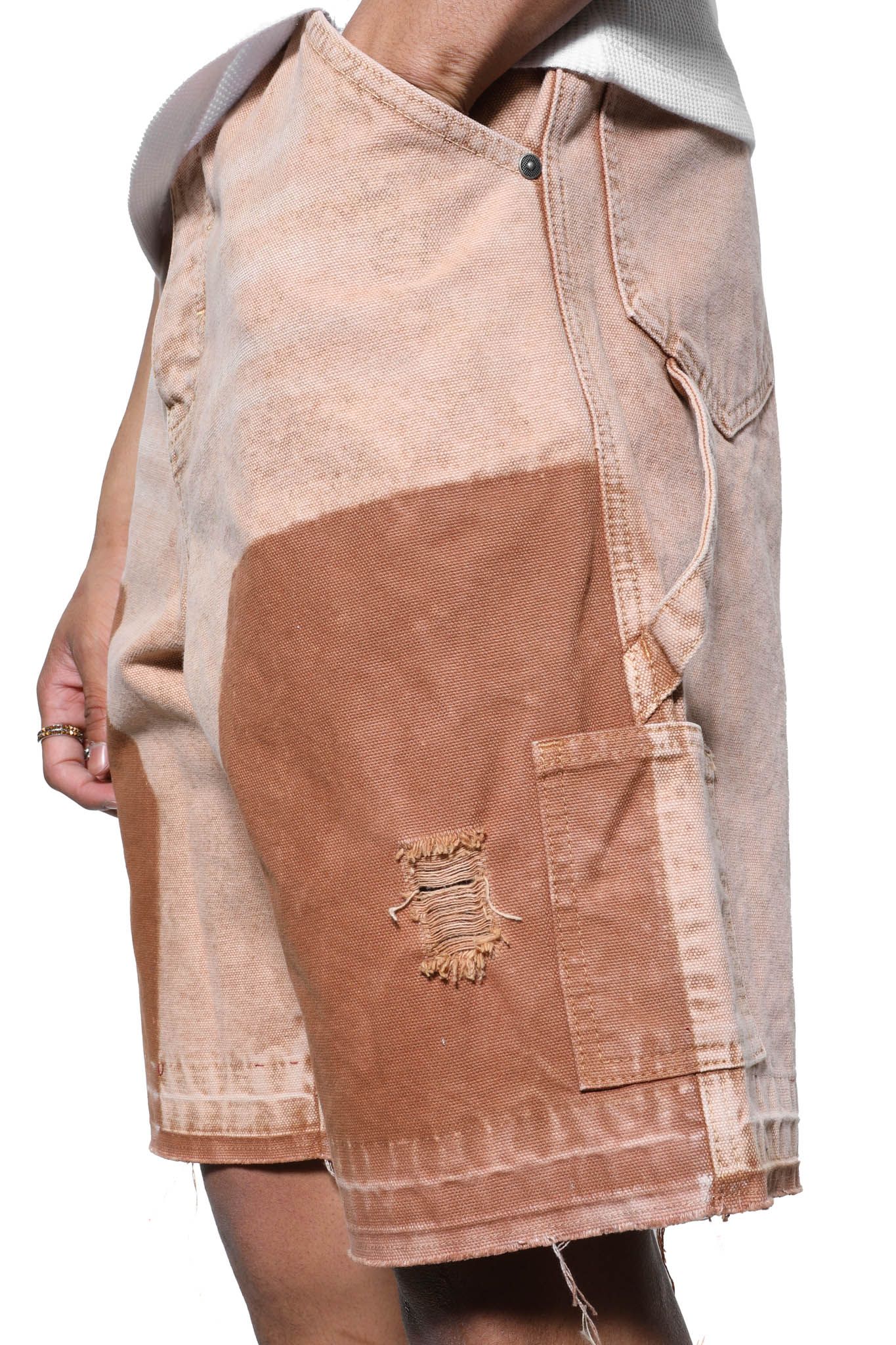 Tan Rodeo Carpenter Shorts sold by Jaded London product image thumbnail 3