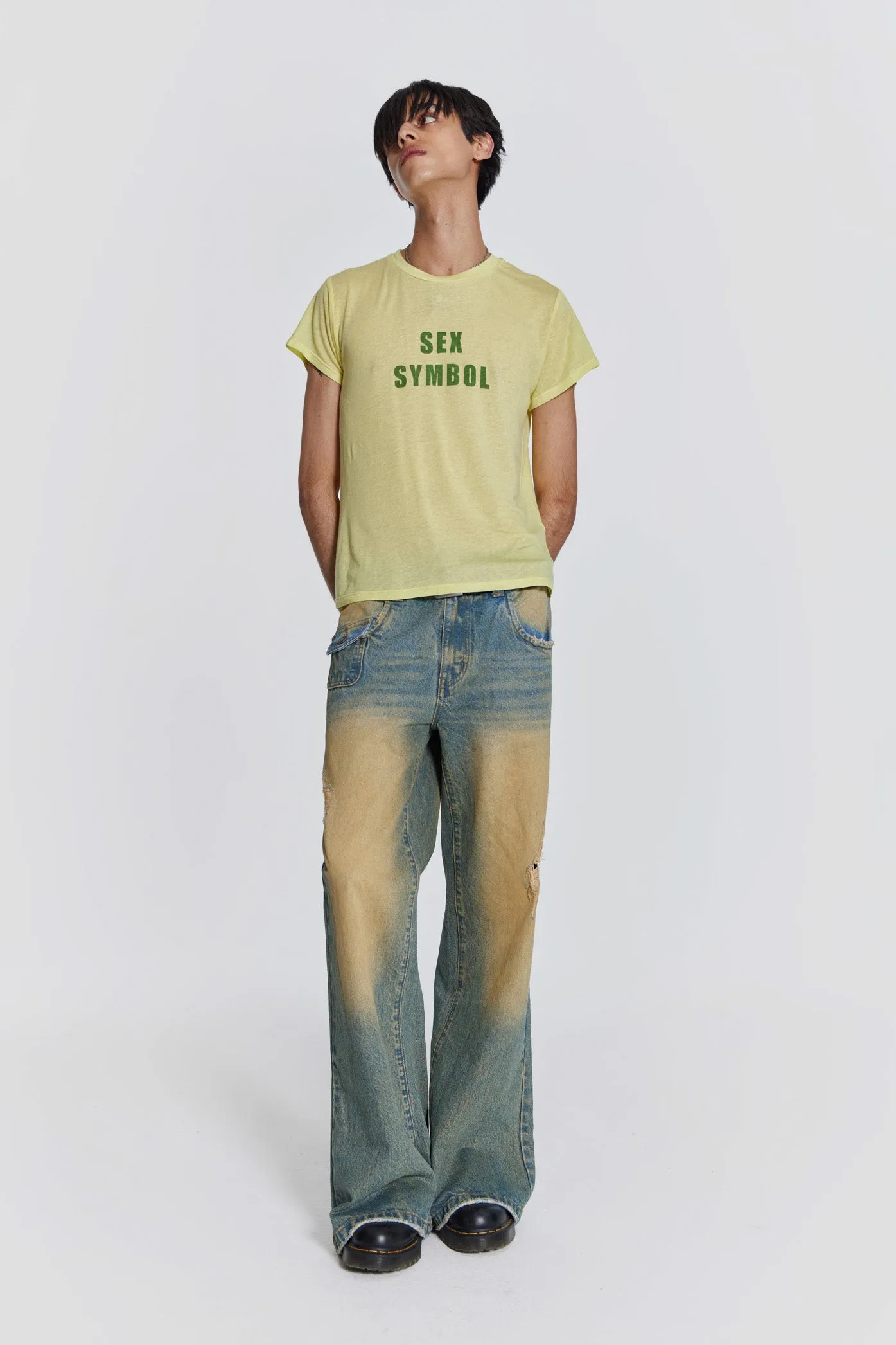 Yellow Sex Symbol Tee sold by Jaded London product image thumbnail 5