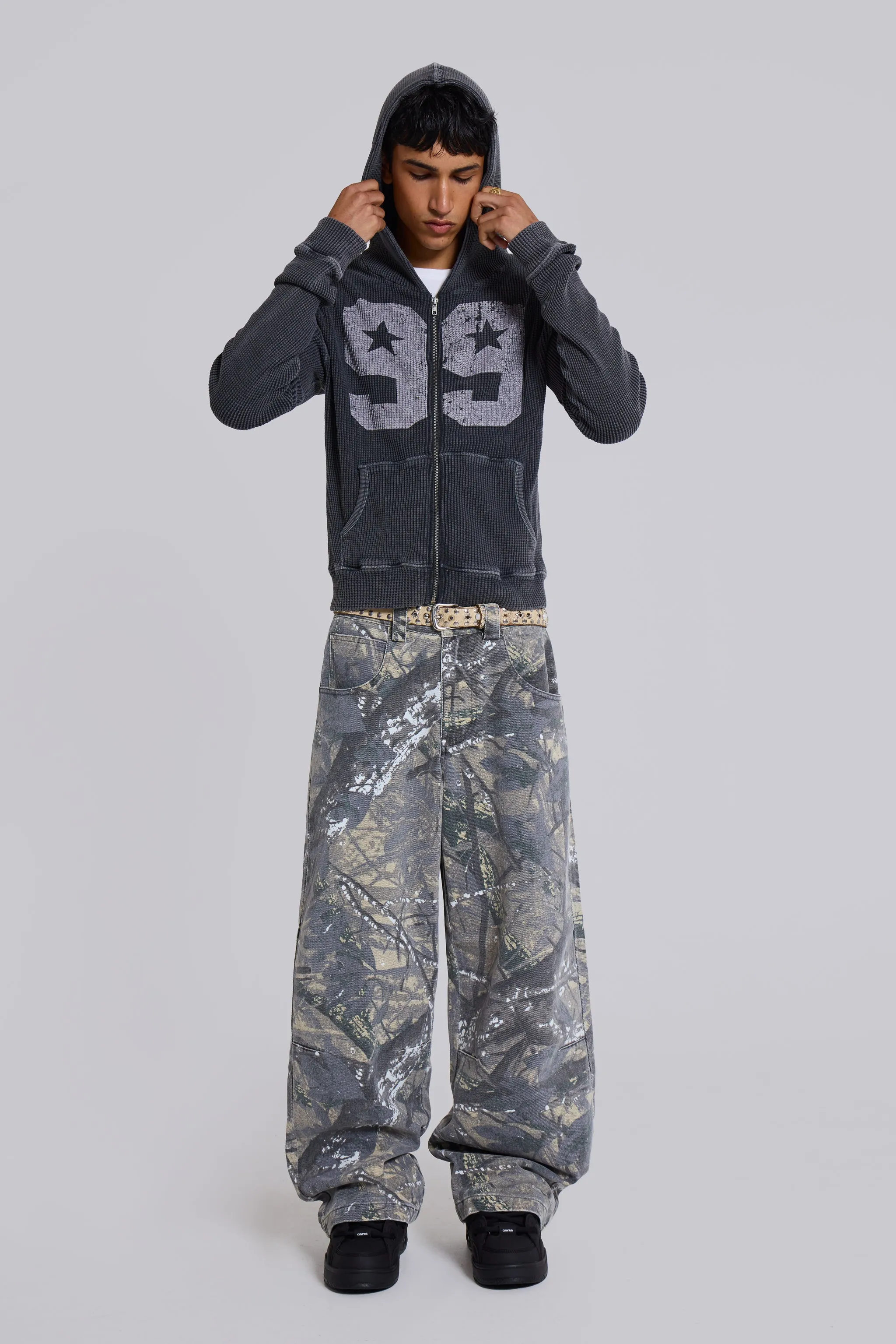 99 Waffle Hoodie sold by Jaded London product image thumbnail 5