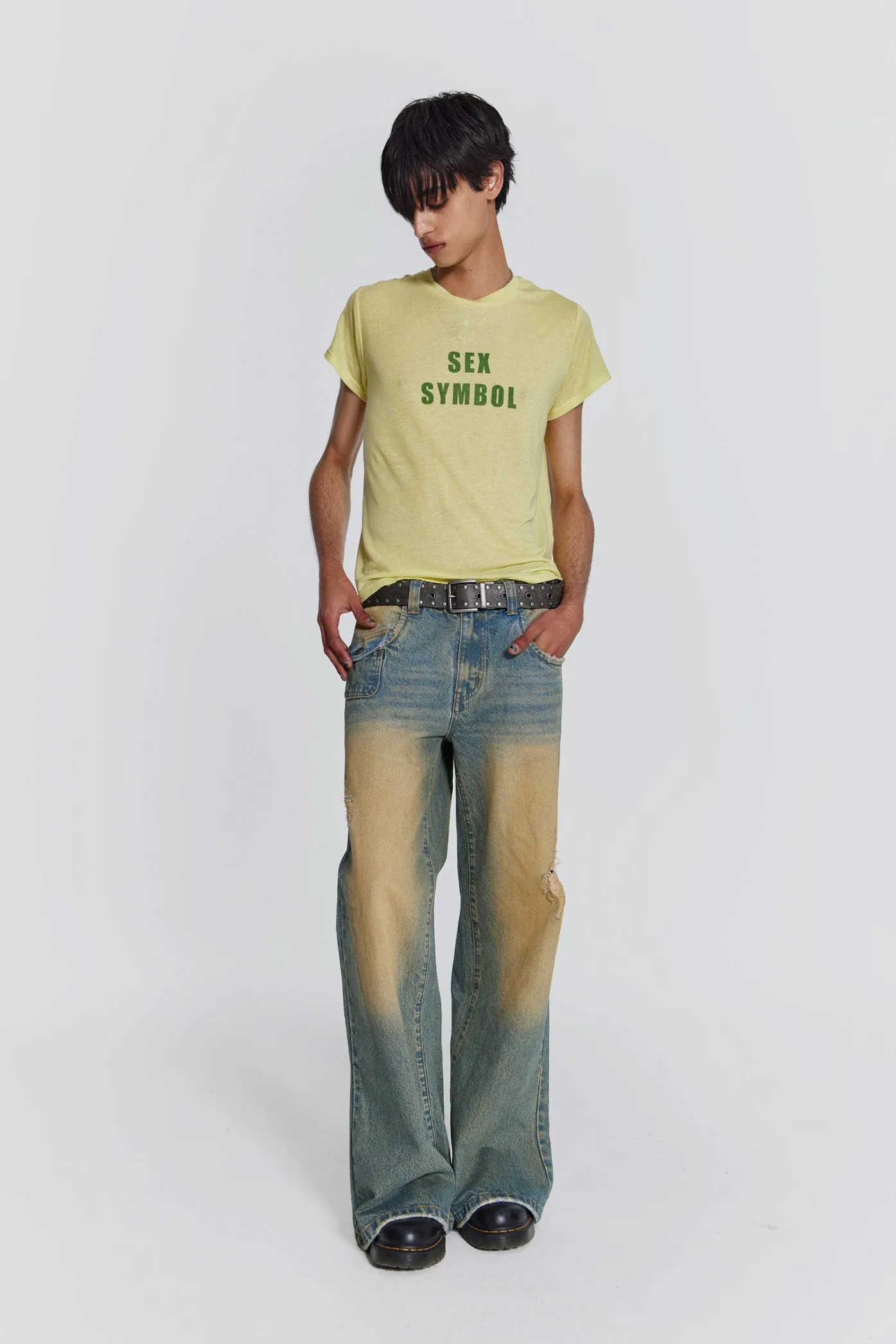 Yellow Sex Symbol Tee sold by Jaded London product image thumbnail 4