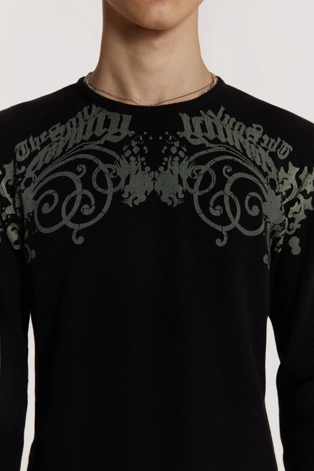 Tainted Long Sleeve Tee sold by Jaded London product image thumbnail 4