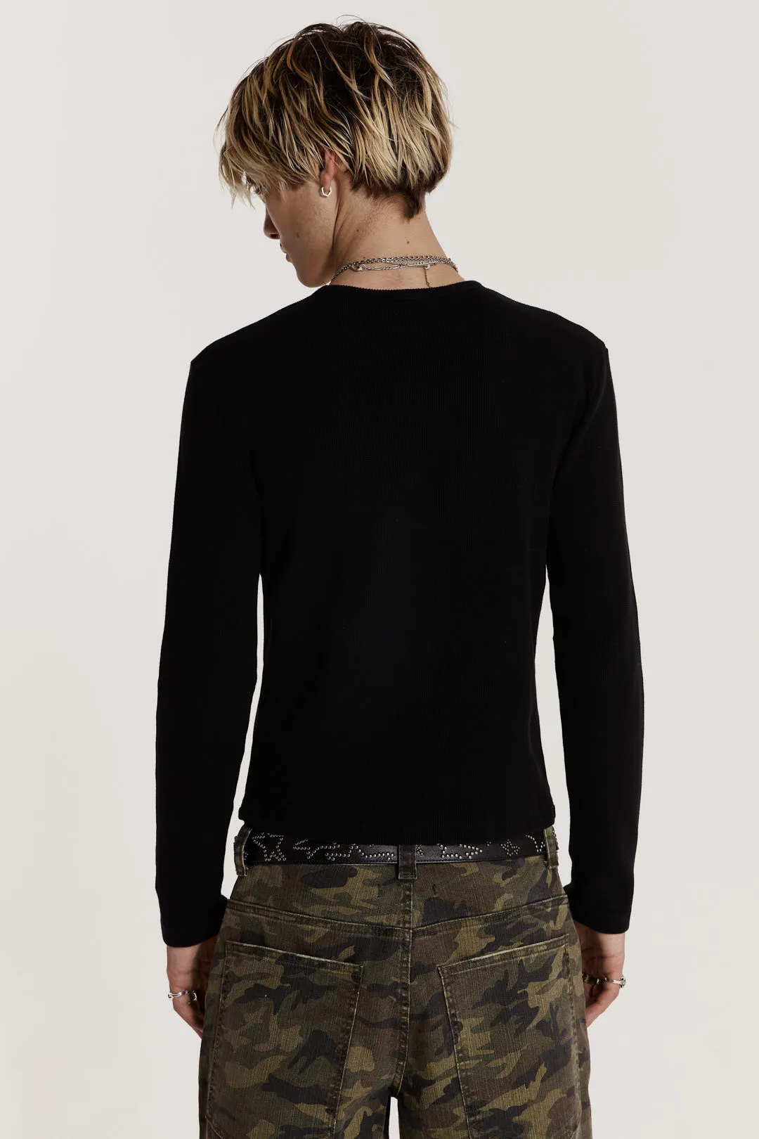 Tainted Long Sleeve Tee sold by Jaded London product image thumbnail 3