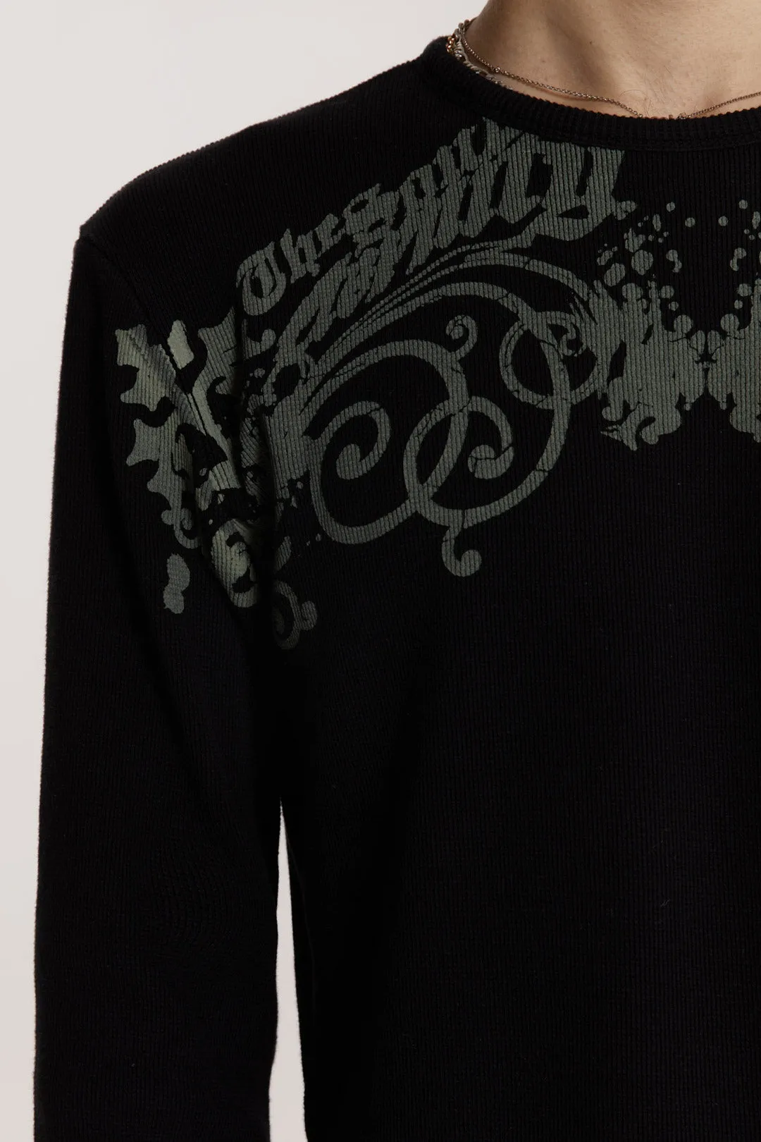 Tainted Long Sleeve Tee sold by Jaded London product image thumbnail 5