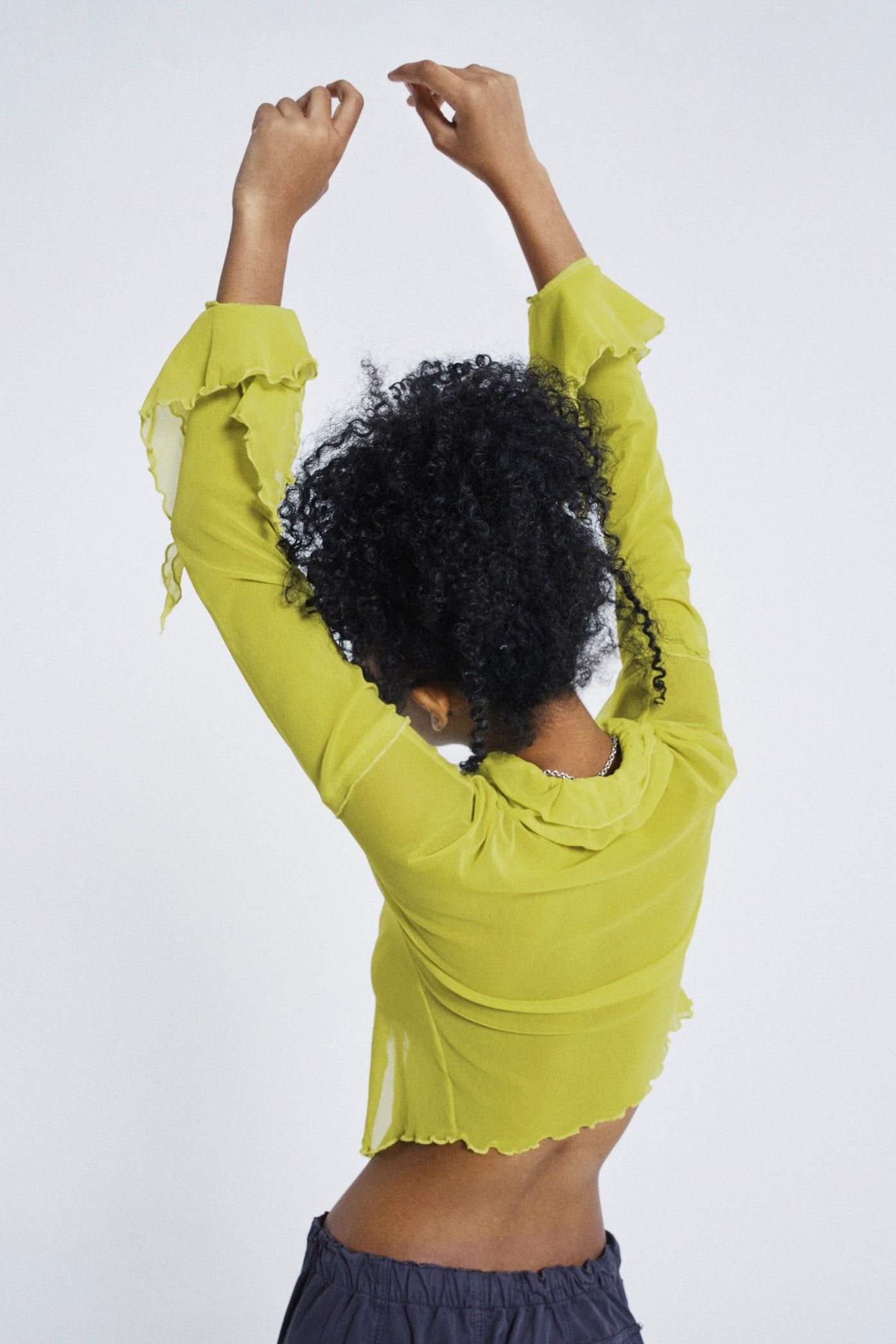 Flamenco Frill Blouse in Lima sold by Jaded London product image thumbnail 2