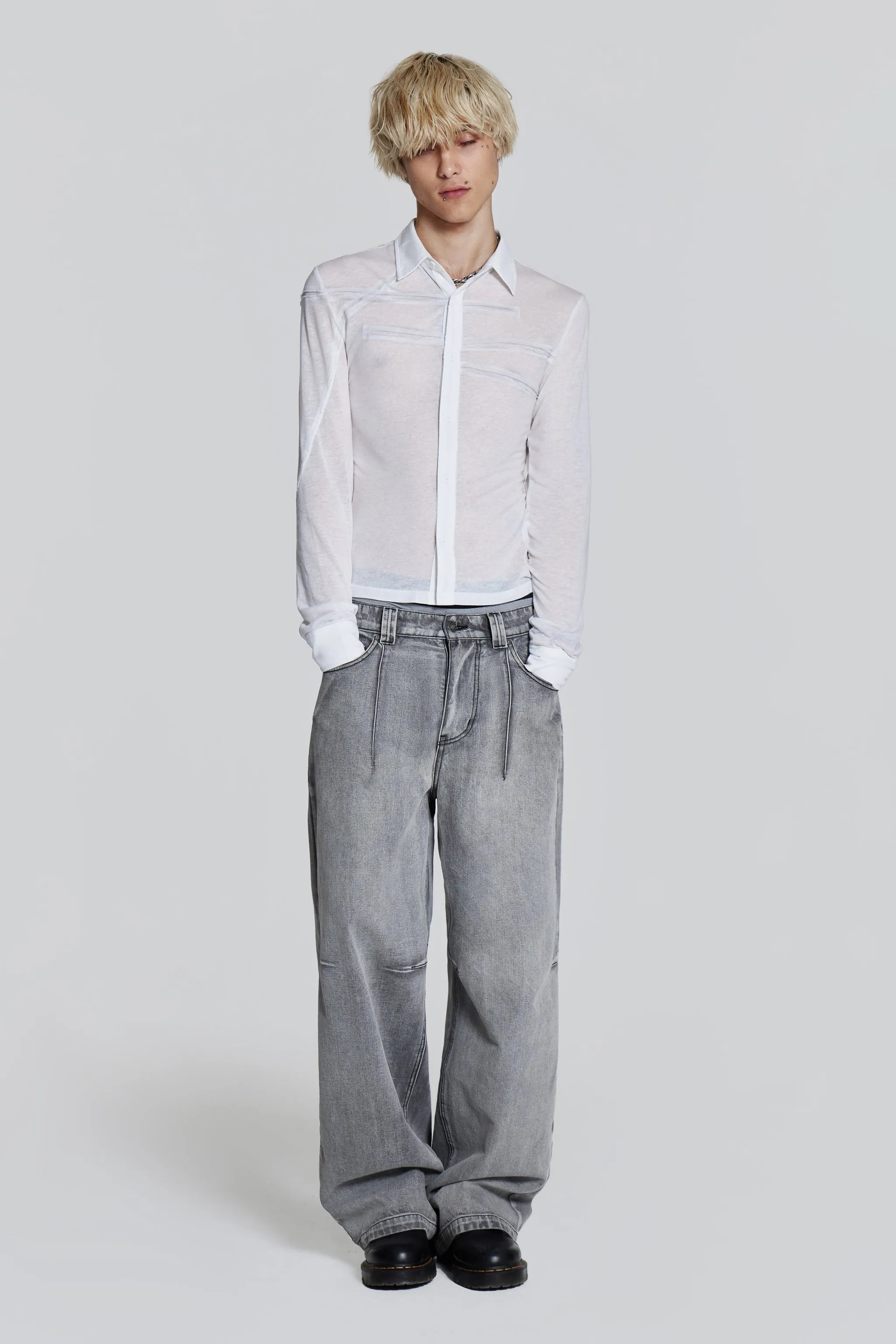 White Rift Shirt sold by Jaded London product image thumbnail 2