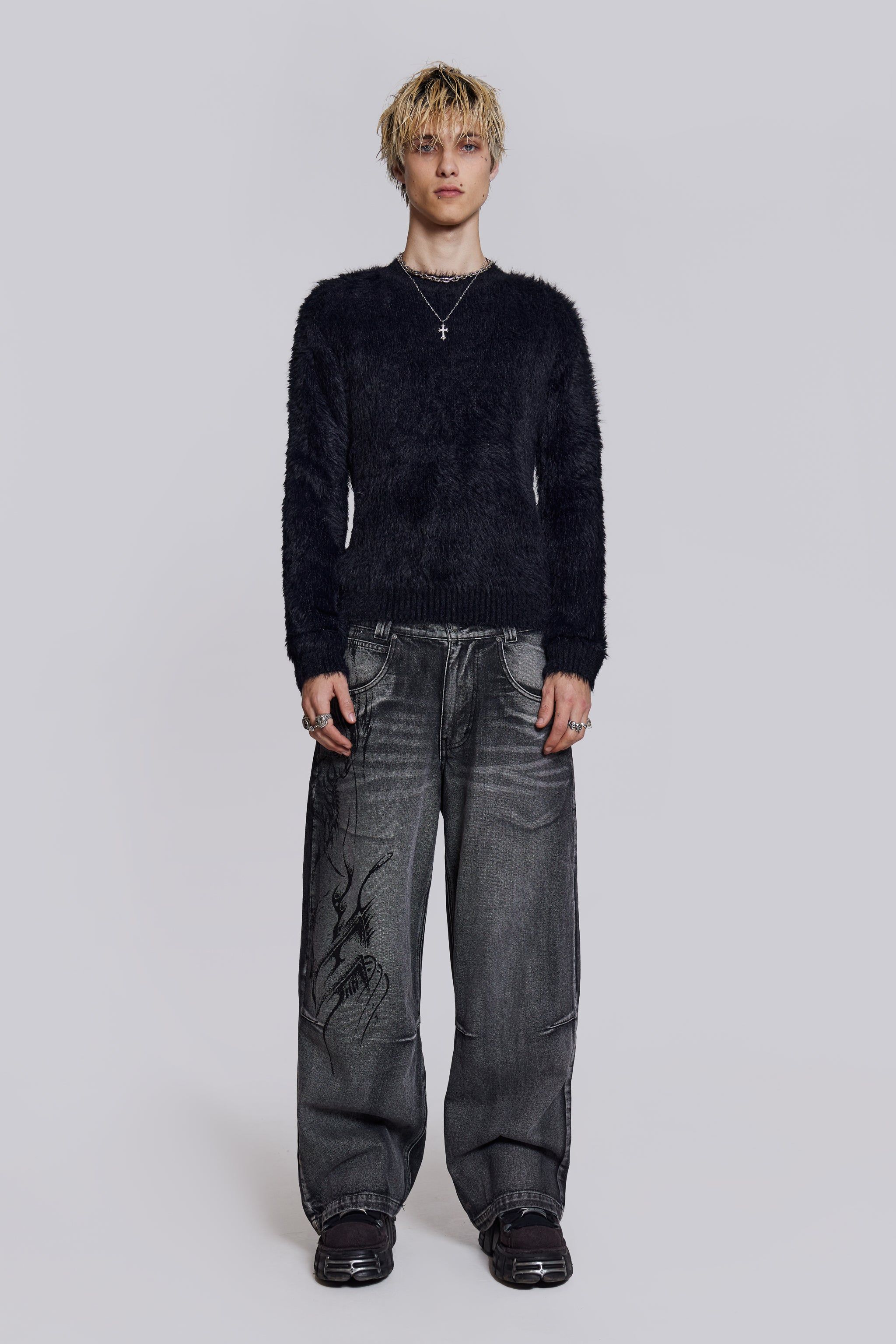 Ominous Knit Jumper sold by Jaded London product image thumbnail 2