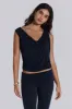 Mira Soft Touch Drape Top sold by Jaded London